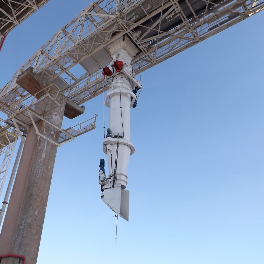 Free Fall Tube Chute to Load Soybean