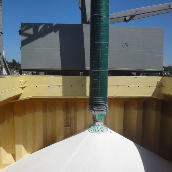 Cascade Chute Loading Soda Ash